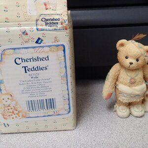 Cherished Teddies Wylie "I'm Called Little Friend" Indian Boy with Pony Figurine